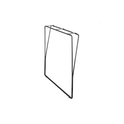WAGNER Möbelbein HAIRPIN STYLE Retro - 50-60 x 71 x 9 cm, Stahl, schwarz, Bein schräg & Platte & QuickClick - 12516001 Image