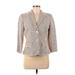 Ann Taylor Blazer Jacket: Gray Tweed Jackets & Outerwear - Women's Size 6
