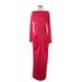 Gabrielle Union New York and Company Casual Dress: Red Dresses - Women's Size Small