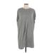 Purejill Casual Dress - Shift: Gray Marled Dresses - Women's Size Large