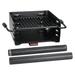 Park Heavy Duty Steel Outdoor BBQ Charcoal Grill with Cooking Grate and 360 Degree Swivel Post for Camping or Backyard, Black