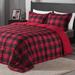 2-Piece Comforter Set with Down Alternative Reversible Comforter and 1 Pillow Sham, Twin Size