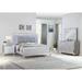 Rosdorf Park Berthier Upholstered Standard 4 Piece Bedroom Set Upholstered in Gray | King | Wayfair 5239B40E011E4284843E54F012775F26