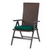 Arlmont & Co. Silvin Folding Deck Chair w/ Cushions, Wicker | 43 H x 23 W x 26 D in | Wayfair 3F435FCB5F8A4448A9A2FDC945C87D29