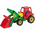 LENA® 04161 - Aktive, Traktor mit Frontschaufel und Spielfigur, Sandspielzeug - Simm Marketing