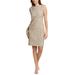 Float Ribbon Sheath Dress - Natural - St. John Dresses