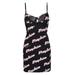 Logo-print Cotton Nightdress - Black - Moschino Nightwear