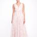 Marchesa Bridesmaids Biella Printed Dress - Blush - Pink - 2
