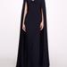 Marchesa Notte Sweetheart Cape Gown - Blue - 6