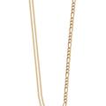 Simply Rhona Chic Fusion Pearl Necklace In 18K Gold Plated Stainless Steel - Gold