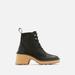 Sorel Hi-Line Heel Lace Boots - Black