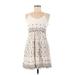 Jessica Simpson Casual Dress: Ivory Stars Dresses - Women's Size Medium