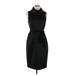 MICHAEL Michael Kors Casual Dress - Midi: Black Solid Dresses - Women's Size 10