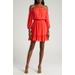 Halogen(r) Long Sleeve Halter Minidress