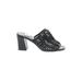 Maryam Nassir Zadeh Mule/Clog: Black Grid Shoes - Women's Size 40