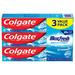 Colgate Max Fresh with MGF3 Whitening Toothpaste with Mini Breath Strips Cool Mint Toothpaste for Bad Breath 6.3 Oz Tube. 3 Pack