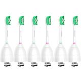 Aoremon Replacement Toothbrush Heads DNF2 for Philips Sonicare E-Series Essence HX7022/66 and other Screw-on Electric Toothbrush Model 6 Pack