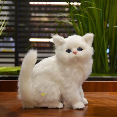 Simulated Pet Home Decoration Wedding Gift Handicrafts Creative Gift Outside Single Sitting Cat