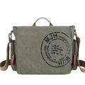 Men's Messenger Bag Sling Shoulder Bag Crossbody Bag Canvas Daily Pattern / Print Pattern Green Khaki Beige