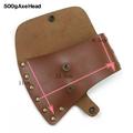 2 Styles Camping Accessories Camping Blade Case Tool Cover Axe Head Sheath Holster Axe Head Cover Leather Axe Case 500G AXE HEAD