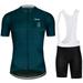 Cycling Jersey 2024 Men Summer Anti-UV Cycling Jersey Set Breathable Racing Sport Mtb Bicycle Jersey Bike Cycling Clothing Suit 2 4XL