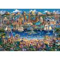 Buffalo Games - Dowdle YPF5 - World Pieces - 300 Large Piece Jigsaw Puzzle for Adults Challenging Puzzle Perfect for Game Nights - Finished Size 21.25 x 15.00