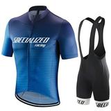 Pro Cycling Jersey Set Summer Men Cycling Wear Mountain Bicycle Clothing MTB Bike Riding Clothes Cycling Suit Pic color Asian size - L