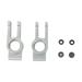 2Pcs Silver RC Car Metal Rear Hub Carrier Aluminum Alloy RC Axle Hub Carrier for ZD Racing 08423 1/8