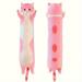 1pc Kawaii Long Cat Pillow - Plush Toy Stuffed Doll for Sleep and Home Decoration - Cartoon Plush Pillow - 50cm x 70cm