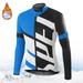 Winter Pro Cycling Jerseys Men Long Sleeves Fleece Warm MTB Shirts Bicycle Clothing Mountain Bike Jersey Outfit Windbreaker 2024 Fleece-L05 Asian size-XXXL
