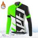 Winter Pro Cycling Jerseys Men Long Sleeves Fleece Warm MTB Shirts Bicycle Clothing Mountain Bike Jersey Outfit Windbreaker 2024 Fleece-L04 Asian size-4XL