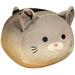 Plush Throw Hugging Pillow Chubby Buddy Cat Pillow Stuffed Animal Bread Dog Plush Stuffed Toys for Kids Giftï¼ˆGreyï¼‰