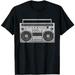 Boom Box CD Player Cassette Audio AM FM Radio T-Shirt Gift