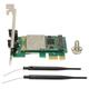 512AN MMW 300Mbps 2.4GHz 5.0GHz Mini PCIE Wireless WLAN Card Plug and Play PCIE to Mini PCIE Adapter for Laptop