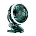 DGOO Fil-l Clip Fan Camping Fan With LED Lights & Clip Battery Operated Fan With Clip USB Rechargeable Fan For Tent Car RV Hurrican-e Emergency Outages