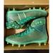 Under Armour Highlight MC Green Yellow Mens 10.5 Lace Up Football Cleats 3023716-301