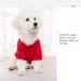Printed New Year s pet clothes plush two-piece sweater spring autumn winter pullover dog cat teddy supplies clothes
