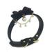 Handmade Bean Chain Choker KGF6 Collar Necklace Lolita Bow Collar Cat Cosplay Kitty Velvet Necklace (Y1)