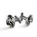Spotted Dog Stylish Cufflink Set for Business Attire Made of Stainless Steel for Formal Events with Shirt Cufflinks