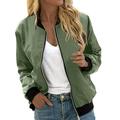 Women Autumn Fashion Leisure Square Thin Pocket Jacket Blouse Coat Baseball Top Jackets Womens Olive Jean Jacket Winter Shirts for Women Long Sleeve Womens Utility Jackets Vest Lightweight Women Women