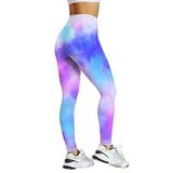 Print High Waist Pants For Womens Leggings Tights Compression Yoga Running Fitness High Waist Leggings Womens Cargo Yoga Pants with Pockets Dress Yoga Pants for The Office Womens High Waist Yoga Pants