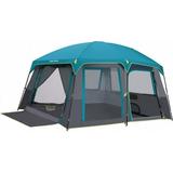 FANGL Camping Tents 4/10 Person Family Cabin Tent with 2 Doors and 4 Windows Large Multiple Room Tent with Floor Mats Tents for Camping Outdoor Hiking