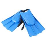 Kids Adjustable Flippers Fins Training Fins Swimming Diving Learning Tools (Blue)