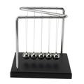 Balance Steel Swing Balls Z Shape N Shape Wooden Base Pendulum Ball for Home Decoration Fun Science Accessories