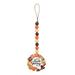 Thanksgiving Day Rope Tassel Beads Creative Colorful Wood Beads String Rope Home Decoration Ornaments Ornament Hanger String Large Decorative Easter Eggs That Open Christmas Door Hanging Decorations