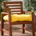 Havenside Home Driftwood Yellow 20-inch Outdoor Chair Cushion by - 20w x 20l