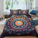 Mandala Bedroom Decor Home Fashion Bedspreads for All Seasons Adult Highend Duvet Cover Set Full (80 x90 )