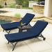 Outdoor Lounge Chair Cushion Replacement Patio Funiture Seat Cushion Chaise Lounge Cushionï¼ŒNAVY BLUE