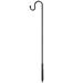 COCONUT Shepherds Hook for YPF5 Outdoor with Ground Anchor 78 Inch Adjustable Bird Feeder Pole 4/5 Inch Diameter Heavy Duty Garden Hanger Stand for Hanging Bird Feeders Planters Wind Chimes