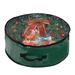 FNYOXU Storage Box Christmas Wreath Storage Bag - Garland Holiday Container with Clear Window - Tear Proof Fabric
